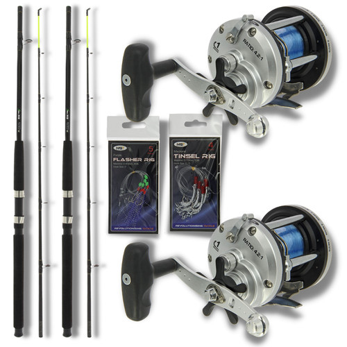Boat rods 6ft multiplier - 2,