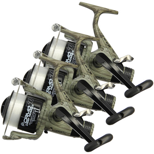 Camo carp runner - 3, reels