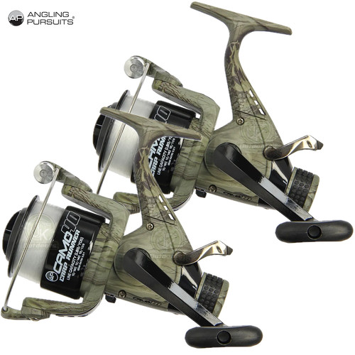 Camo carp runner reels - camo, 40